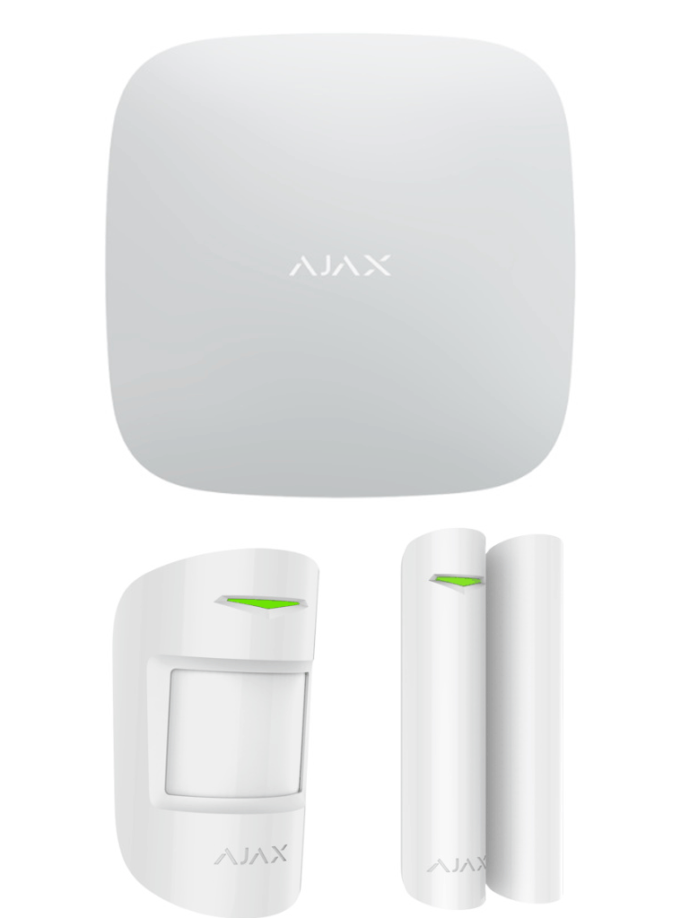 Paquete de Alarma Inalámbrica AJAX Hub2Plus conexión Ethernet WiFi